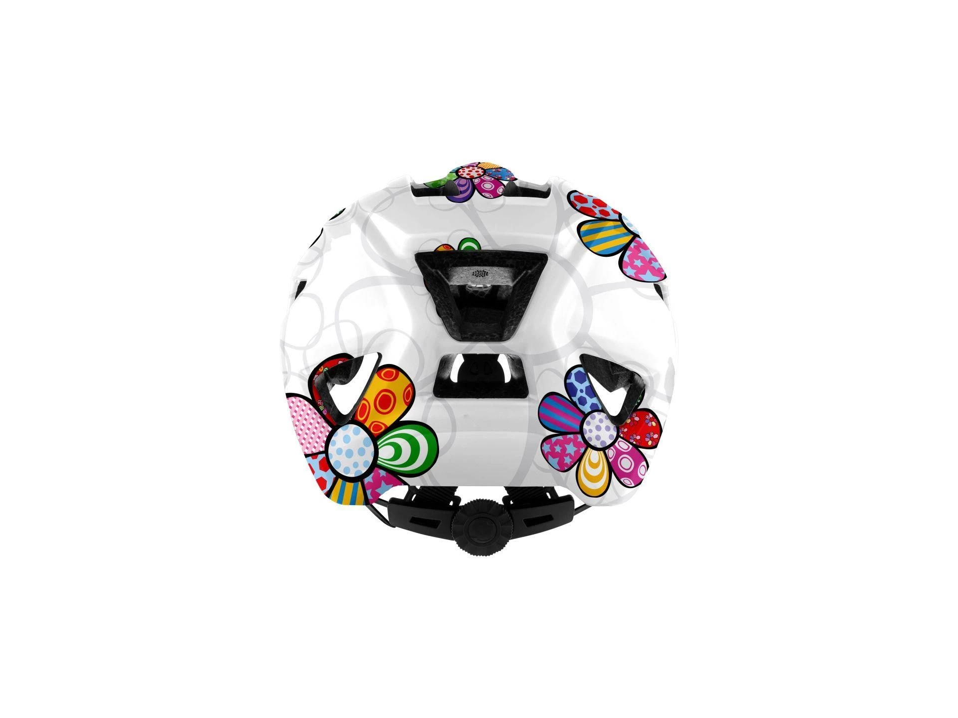 ALPINA Cyklistická prilba PICO perlovobiela s kvetmi